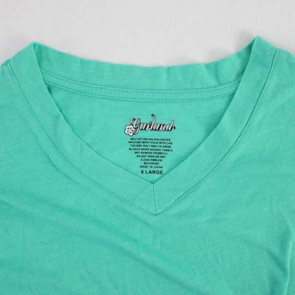 Garland Green Cotton Blend Short-Sleeved V-Neck T-Shirt Men's Size XL