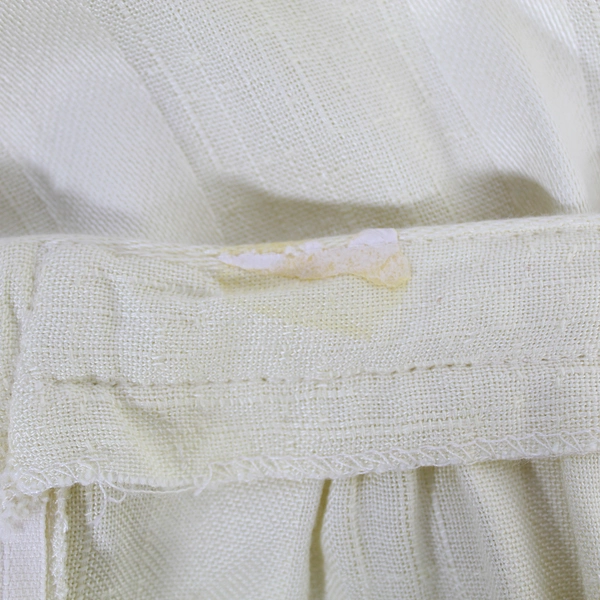 Vintage Claude Skirt Women's Size 15/16 Pale Yellow Pleated Back Zipper