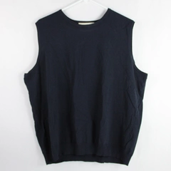 Jones New York Women's Sleeveless Sweater Dark Blue Size 2X