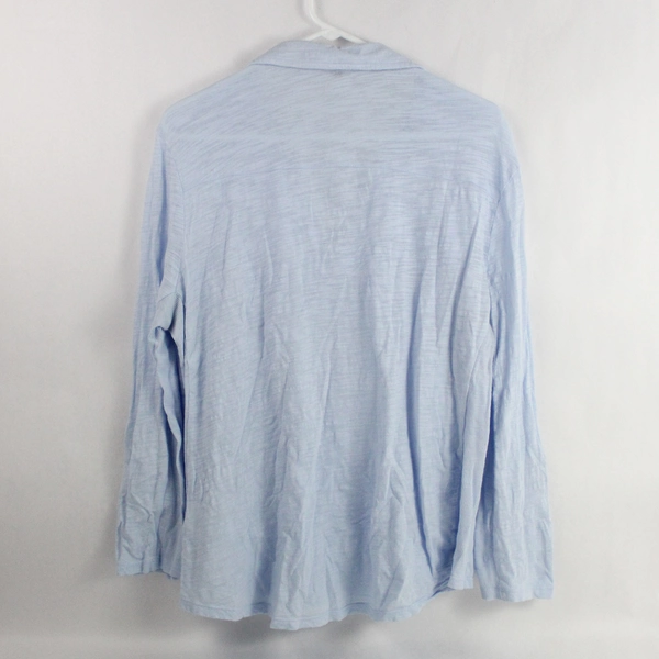 Jones New York Light Blue Long-Sleeved Cotton Shirt Women's Size XL