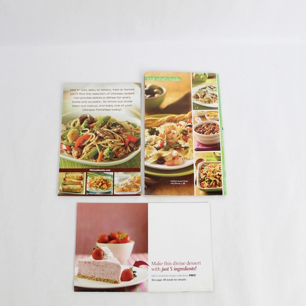 Lot of 3 Pocket Cookbooks Simply One Dish Fix It Chinese Favorites
