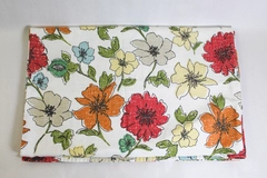 Threshold Tablecloth Rectangular Floral White Dining Room Home Decor 64 x 50