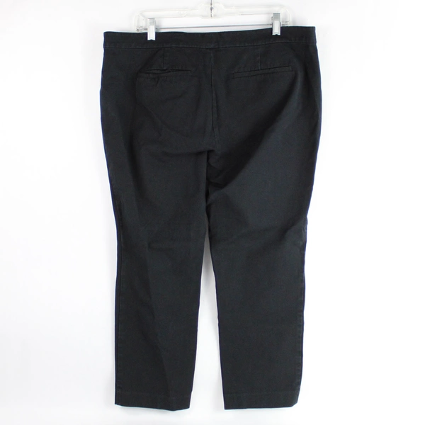 Lauren Ralph Lauren Black Cotton Blend Dress Pants Women's Size 16