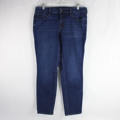 Old Navy Jeans Women's Size 12 Petite Pop Icon Skinny Dark Wash Blue