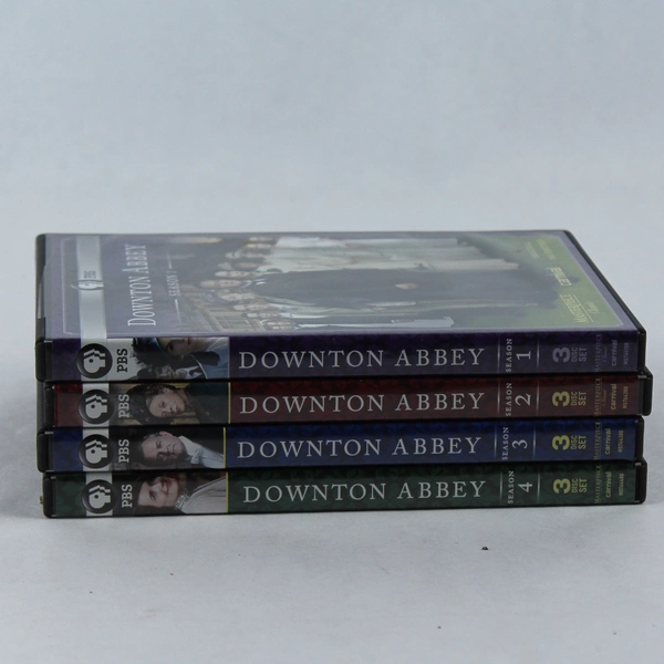 Downtown Abbey Seasons 1-4 DVD 3 Disc Set by PBS Original UK Edition Unrated