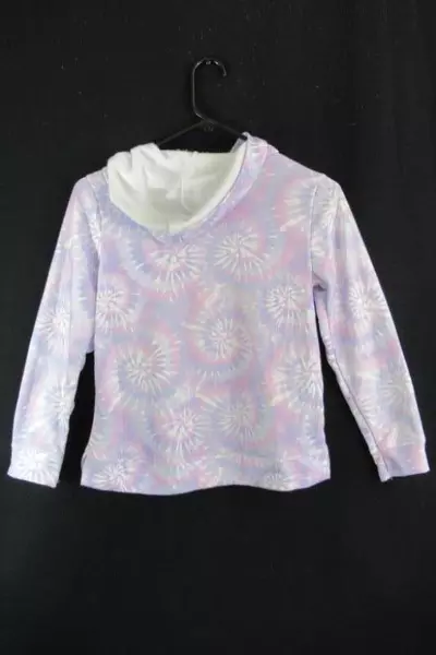 Bmagical by Btween Unicorn Tie Dye Hooded Pullover Sweatshirt Girl's Size 12