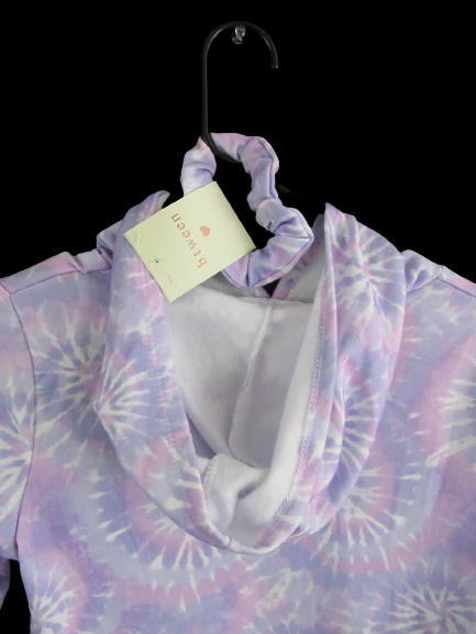 Bmagical by Btween Unicorn Tie Dye Hooded Pullover Sweatshirt Girl's Size 12