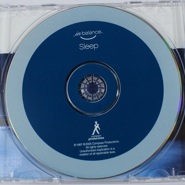 Sleep In Balance Wellness Series CD 2005 Compass Productions Good Condition