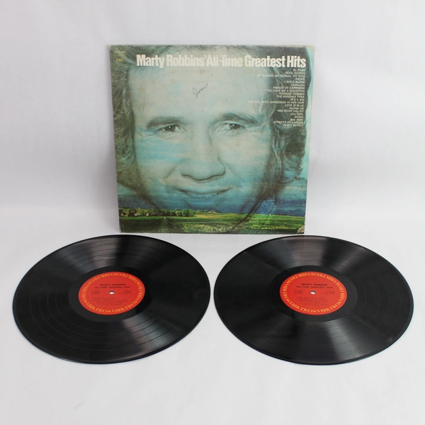 Marty Robbin's All-Time Greatest Hits Vinyl Record Double Disc Columbia 1972