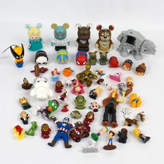 53 Piece Lot of Disney Marvel & Star Wars Figures and Toys