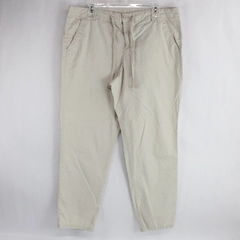 Liz Claiborne Women's Beige Drawstring Cargo Style Pants Size 14 Cotton Blend 