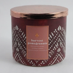 Bath & Body Works Harvest Pomegranate Copper 3-Wick Scented Candle 14.5oz