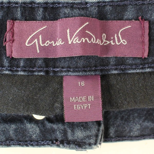 Gloria Vanderbilt Women's Dark Blue Jeans Missy Size 16