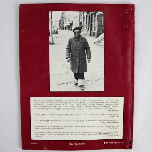 Eye to Eye Portraits of Lesbians 1979 First Edition Rare Photographs by Jeb