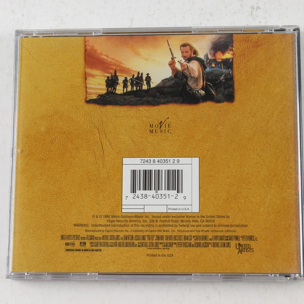 Rob Roy Original Soundtrack Various CD 1995 Metro-Goldwyn-Mayer Inc