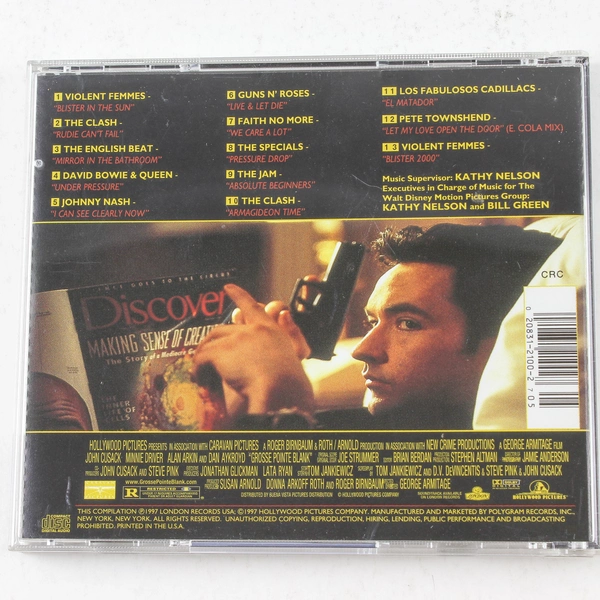 Grosse Pointe Blank Soundtrack CD 1997 London Records - Cracked Case