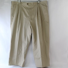 Nordstrom Smartcare Beige Cotton Men's Dress Pants 44x30