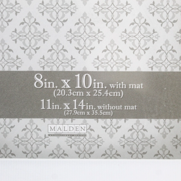 New Malden International Designs Gray Wooden Hanging Picture Photo Frame 11x14"
