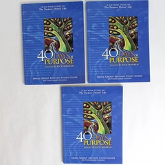 Lot of 3 40 Days of Purpose Small Group Edition Study Guide by Rick Warren