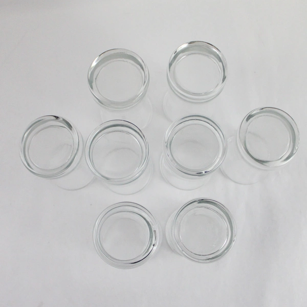 Set of 8 Unbranded Clear Glass Tumbler 5.5" Tall Simple Elegant