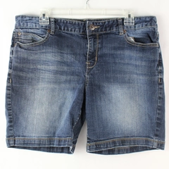 Maurices Blue Dark Wash Denim Jean Shorts Women's Size 15/16