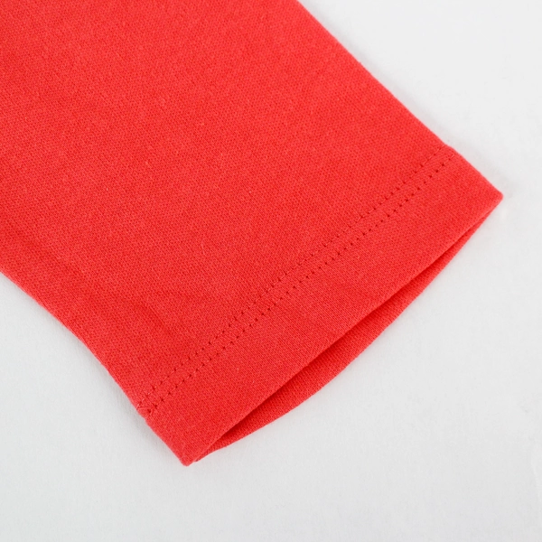 Great Northwest Women's Hot Coral Pink Long Sleeve Mock Neck Shirt Size Medium