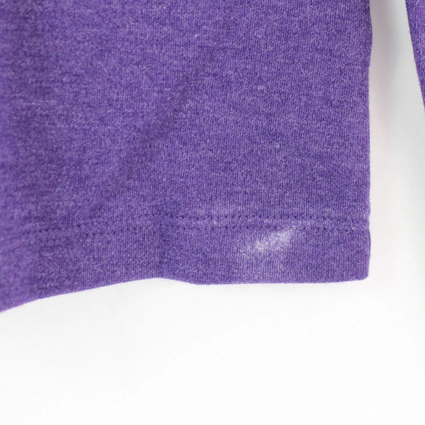 St. John's Bay Women's Purple Long Sleeve Mock Neck Shirt Size L Cotton Blend