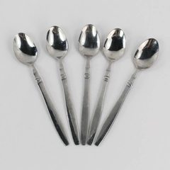 6 Piece Reed & Barton Brompton Stainless Steel Iced Tea Spoons Set 7.5"