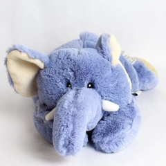 Cozy Hugs Blue Elephant Warmable Weighted Scented Stuffed Animal