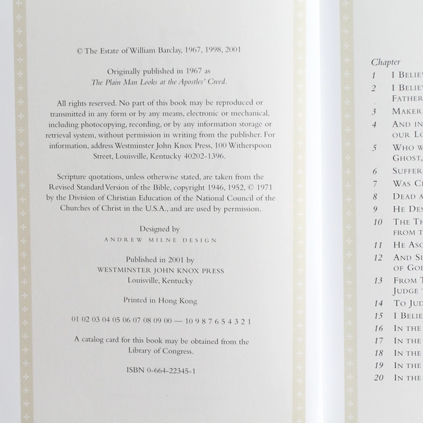Sermon on the Mount by William Barclay 2001 Westminster John Knox Press HC