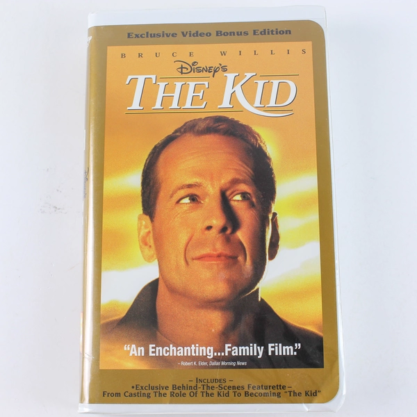 The Kid Disney VHS 2001 Exclusive Video Bonus Edition Bruce Willis