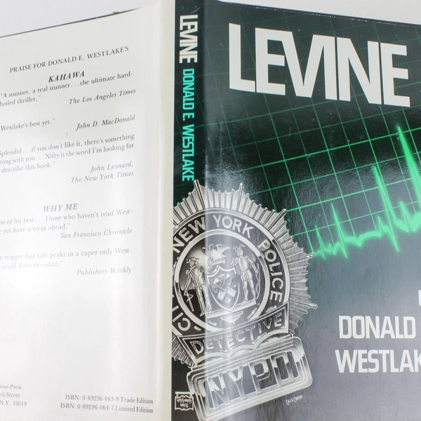 Levine Donald E Westlake 1984 Hardcover 1st Edition Signed by Author