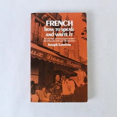 Dover Language Guides French How to Speak and Write It by Joseph Lemaitre
