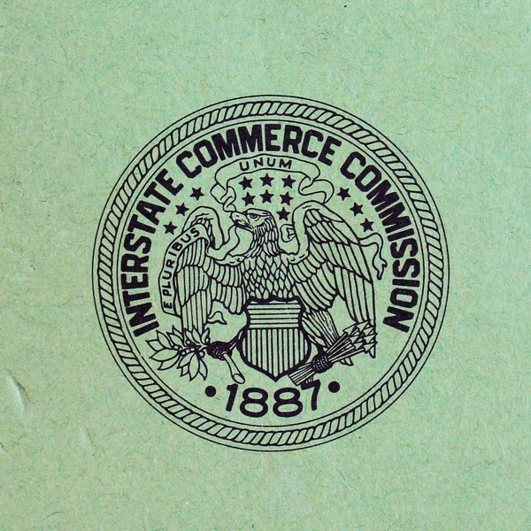 Vintage The Interstate Commerce Act Book 1968 Reprint Paperback