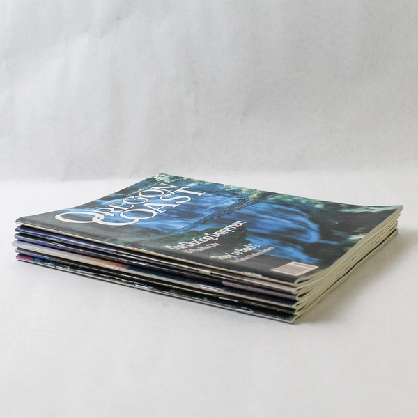 Lot of 6 Vintage Oregon Coast Magazine All 1990 Jan-Dec Issues