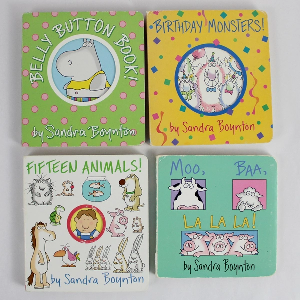 Lot of 4 Sandra Boynton Children's Board Books 2011 And 2014