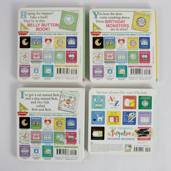 Lot of 4 Sandra Boynton Children's Board Books 2011 And 2014