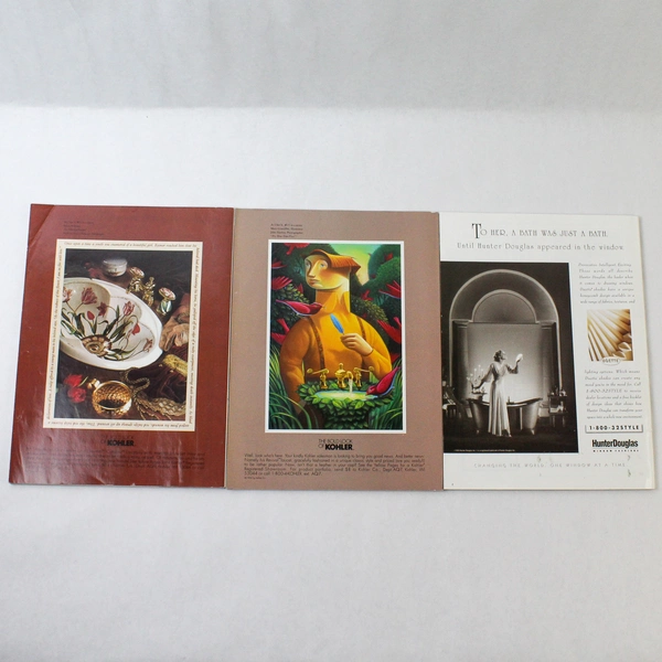 Lot of 3 Vintage Colonial Homes Magazine 1996 June August & October Issues