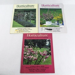 Lot of 3 Vintage Horticulture American Gardening Magazine 1990 July-Sept Issues