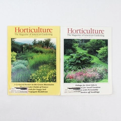 Lot of 2 Vintage Horticulture American Gardening Magazine May & July 1989 Issues