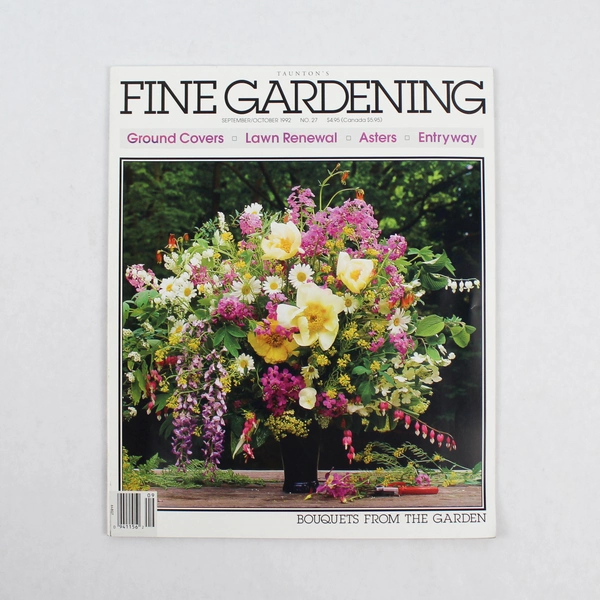 Vintage Taunton's Fine Gardening Magazine September October 1992 Issue