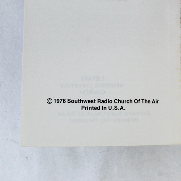 Countdown For Antichrist Dr David Webber 1976 SW Radio Church Of Air PB ExLibris