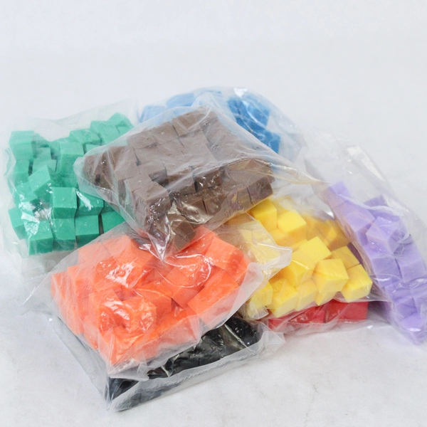 Math Base Ten Manipulatives Counting Blocks Ten Sets of 50 Multi Color Plastic