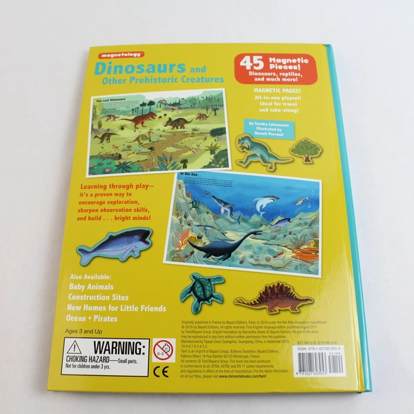 Dinosaurs and Other Prehistoric Creatures Magnets & Magnetic Pages Book 2017