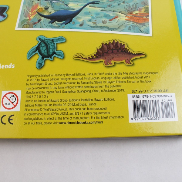 Dinosaurs and Other Prehistoric Creatures Magnets & Magnetic Pages Book 2017