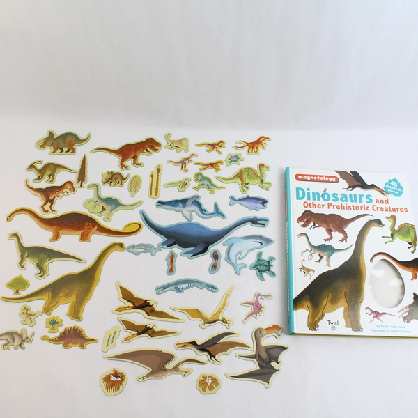 Dinosaurs and Other Prehistoric Creatures Magnets & Magnetic Pages Book 2017