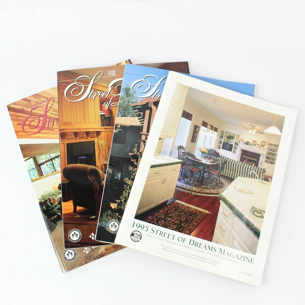 Lot of 4 Vintage Street of Dreams Home Tour Magazines 1995, 1997, 1998, 1999