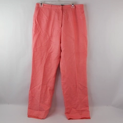 Kasper Dress Pants Slacks Women's Size 12 Pink Lining Front Belt Loops