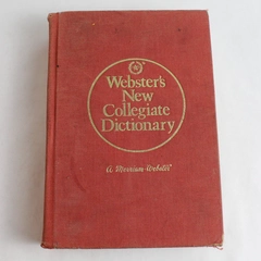 Webster's New Collegiate Dictionary by A Merriam Webster 1977 Hardcover