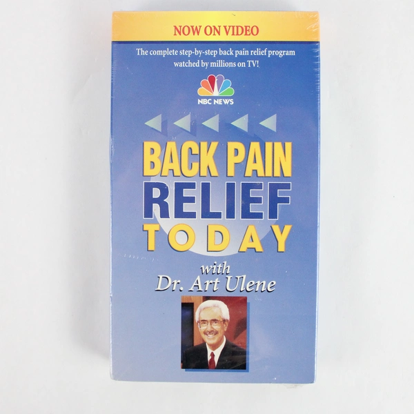 New Sealed Back Pain Relief Today with Dr. Art Ulene VHS 1995 NBC News